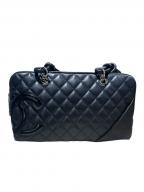 CHANELシャネル）の古着「ボーリングバッグ カンボン A25171」｜ブラック