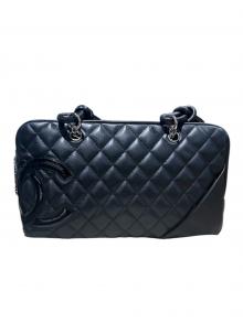CHANEL（シャネル）の古着「ボーリングバッグ カンボン A25171」｜ブラック