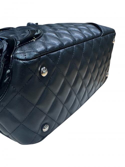 CHANEL（シャネル）CHANEL (シャネル) ボーリングバッグ カンボン A25171 ブラックの古着・服飾アイテム