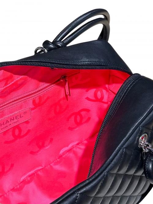CHANEL（シャネル）CHANEL (シャネル) ボーリングバッグ カンボン A25171 ブラックの古着・服飾アイテム