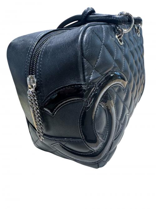 CHANEL（シャネル）CHANEL (シャネル) ボーリングバッグ カンボン A25171 ブラックの古着・服飾アイテム