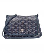 GOYARDゴヤール）の古着「Plumet Pochette Wallet/プリュメ ショルダーバッグ」｜ネイビー