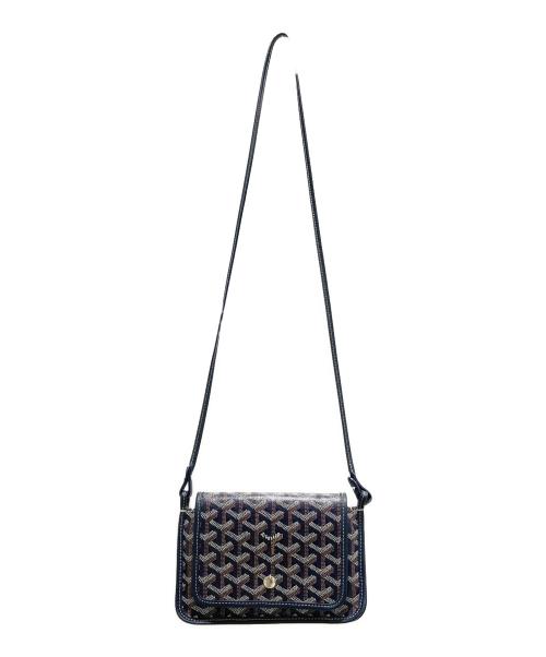 GOYARD（ゴヤール）GOYARD (ゴヤール) Plumet Pochette Wallet/プリュメ ショルダーバッグ ネイビーの古着・服飾アイテム