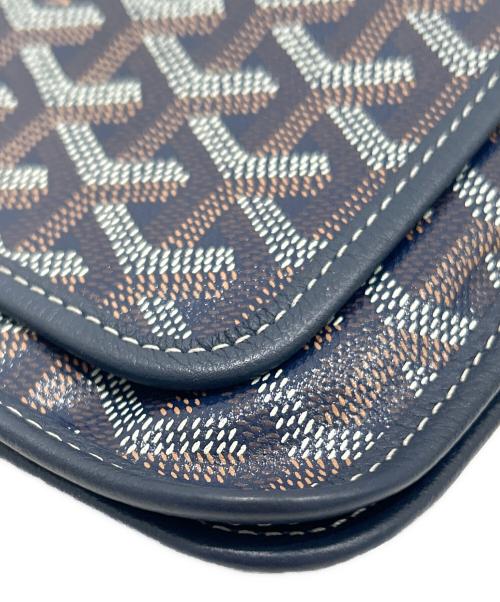 GOYARD（ゴヤール）GOYARD (ゴヤール) Plumet Pochette Wallet/プリュメ ショルダーバッグ ネイビーの古着・服飾アイテム