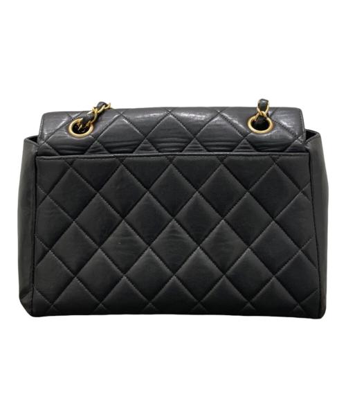 CHANEL（シャネル）CHANEL (シャネル) マトラッセ/Vフラップチェーンショルダーバッグ ブラックの古着・服飾アイテム
