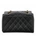 CHANEL (シャネル) マトラッセ/Vフラップチェーンショルダーバッグ ブラック：450000円