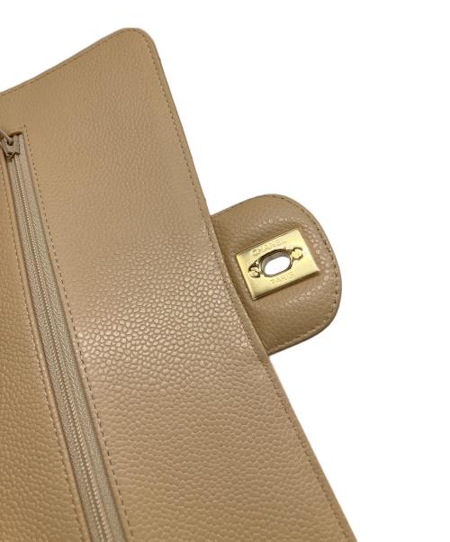 CHANEL（シャネル）CHANEL (シャネル) Wフラップチェーンショルダーバッグ ベージュ サイズ:25の古着・服飾アイテム