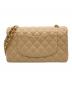 CHANEL (シャネル) Wフラップチェーンショルダーバッグ ベージュ サイズ:25：1200000円