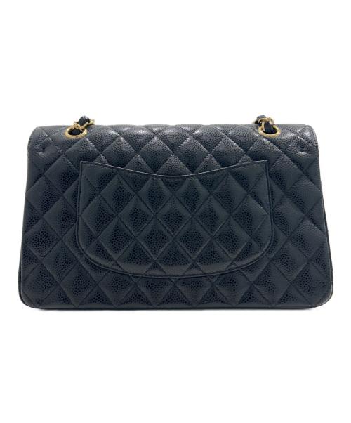 CHANEL（シャネル）CHANEL (シャネル) Matelassé 25/マトラッセ25/Double Flap Chain Shoulder Bag/Wフラップチェーンショルダーバッグ ブラック サイズ:25の古着・服飾アイテム
