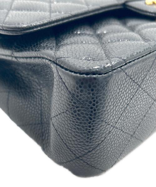 CHANEL（シャネル）CHANEL (シャネル) Matelassé 25/マトラッセ25/Double Flap Chain Shoulder Bag/Wフラップチェーンショルダーバッグ ブラック サイズ:25の古着・服飾アイテム