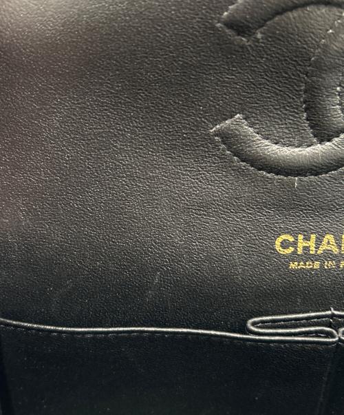 CHANEL（シャネル）CHANEL (シャネル) Matelassé 25/マトラッセ25/Double Flap Chain Shoulder Bag/Wフラップチェーンショルダーバッグ ブラック サイズ:25の古着・服飾アイテム