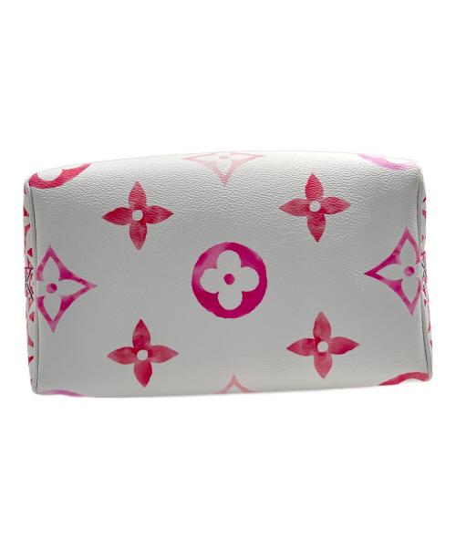 LOUIS VUITTON（ルイ ヴィトン）LOUIS VUITTON (ルイ ヴィトン) バイザプール スピーディ・バンドリエール25/By The Pool Speedy Bandoulière 25/M23073 ホワイト×ピンク サイズ:25の古着・服飾アイテム