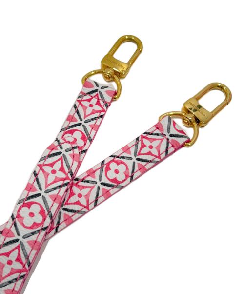 LOUIS VUITTON（ルイ ヴィトン）LOUIS VUITTON (ルイ ヴィトン) バイザプール スピーディ・バンドリエール25/By The Pool Speedy Bandoulière 25/M23073 ホワイト×ピンク サイズ:25の古着・服飾アイテム