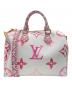 LOUIS VUITTON（ルイ ヴィトン）の古着「バイザプール スピーディ・バンドリエール25/By The Pool Speedy Bandoulière 25/M23073」｜ホワイト×ピンク