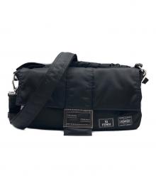 FENDI×PORTER（フェンディ×ポーター）の古着「ナイロンバゲットショルダーバッグ/ハンドバッグ/ショルダーバッグ/ウエストバッグ」｜ブラック