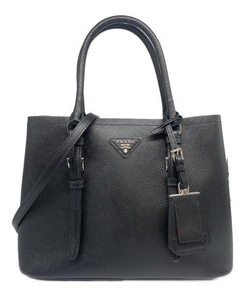 PRADA（プラダ）PRADA (プラダ) 2WAY ショルダーバッグ ブラックの古着・服飾アイテム