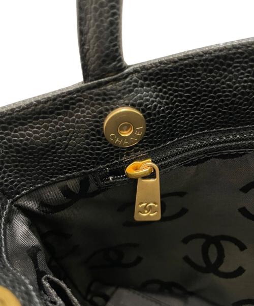 CHANEL（シャネル）CHANEL (シャネル) ココマークハンドバッグ ブラックの古着・服飾アイテム