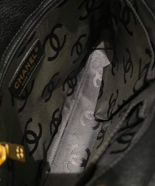 CHANEL（シャネル）CHANEL (シャネル) ココマークハンドバッグ ブラックの古着・服飾アイテム