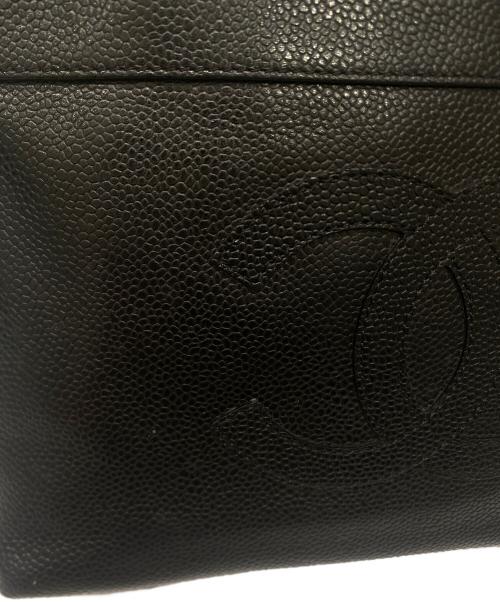 CHANEL（シャネル）CHANEL (シャネル) ココマークハンドバッグ ブラックの古着・服飾アイテム