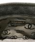 中古・古着 CHANEL (シャネル) ココマークハンドバッグ ブラック：250000円