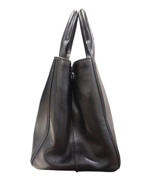 PRADA（プラダ）PRADA (プラダ) カナバレザートートバッグ ブラック サイズ:-の古着・服飾アイテム