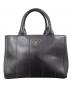 PRADA（プラダ）の古着「カナバレザートートバッグ」｜ブラック