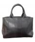 中古・古着 PRADA (プラダ) カナバレザートートバッグ ブラック サイズ:-：180000円
