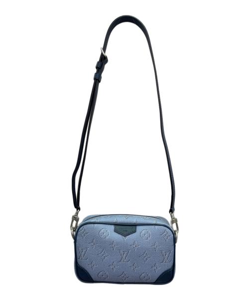 LOUIS VUITTON（ルイ ヴィトン）LOUIS VUITTON (ルイ ヴィトン) モノグラム・ヘリテージ トロカデロ・ウェアラブル ウォレット スカイブルーの古着・服飾アイテム