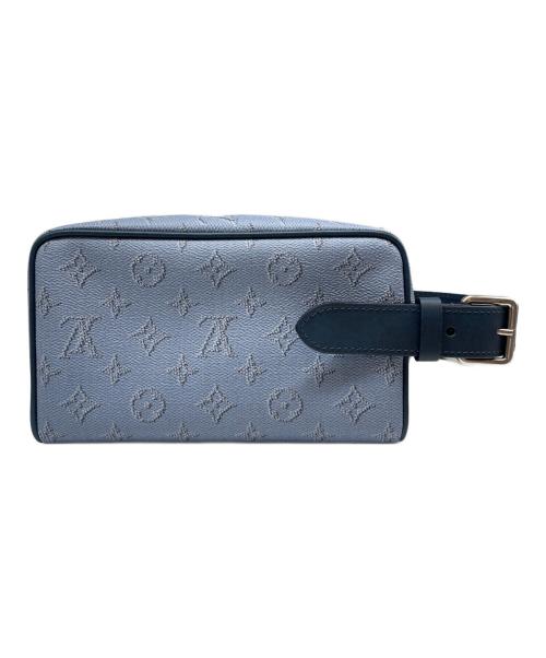 LOUIS VUITTON（ルイ ヴィトン）LOUIS VUITTON (ルイ ヴィトン) モノグラム ヘリテージ ロッカー ドップキット スカイブルーの古着・服飾アイテム