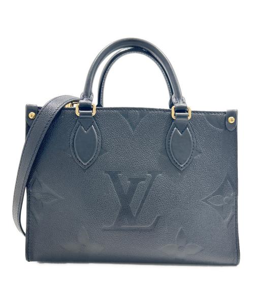 LOUIS VUITTON（ルイ ヴィトン）LOUIS VUITTON (ルイ ヴィトン) オンザゴー PM モノグラム・アンプラント/OnTheGo PM Monogram Empreinte/M45653 ノワール サイズ:PMの古着・服飾アイテム