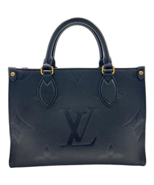 LOUIS VUITTON（ルイ ヴィトン）LOUIS VUITTON (ルイ ヴィトン) オンザゴー PM モノグラム・アンプラント/OnTheGo PM Monogram Empreinte/M45653 ノワール サイズ:PMの古着・服飾アイテム
