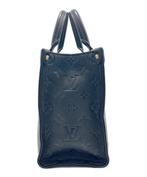 LOUIS VUITTON（ルイ ヴィトン）LOUIS VUITTON (ルイ ヴィトン) オンザゴー PM モノグラム・アンプラント/OnTheGo PM Monogram Empreinte/M45653 ノワール サイズ:PMの古着・服飾アイテム