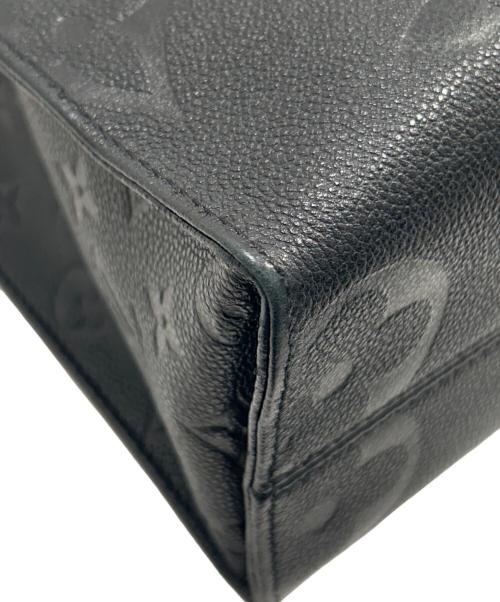 LOUIS VUITTON（ルイ ヴィトン）LOUIS VUITTON (ルイ ヴィトン) オンザゴー PM モノグラム・アンプラント/OnTheGo PM Monogram Empreinte/M45653 ノワール サイズ:PMの古着・服飾アイテム