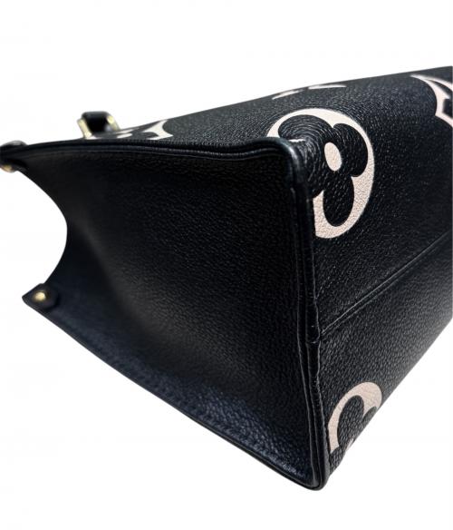 LOUIS VUITTON（ルイ ヴィトン）LOUIS VUITTON (ルイ ヴィトン) オンザゴーPM モノグラム・アンプラント/ショルダーバッグ ブラック×ベージュ サイズ:PMの古着・服飾アイテム