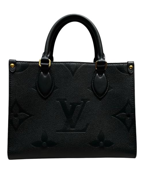 LOUIS VUITTON（ルイ ヴィトン）LOUIS VUITTON (ルイ ヴィトン) オンザゴーPM モノグラム・アンプラント/ショルダーバッグ ノワール サイズ:PMの古着・服飾アイテム