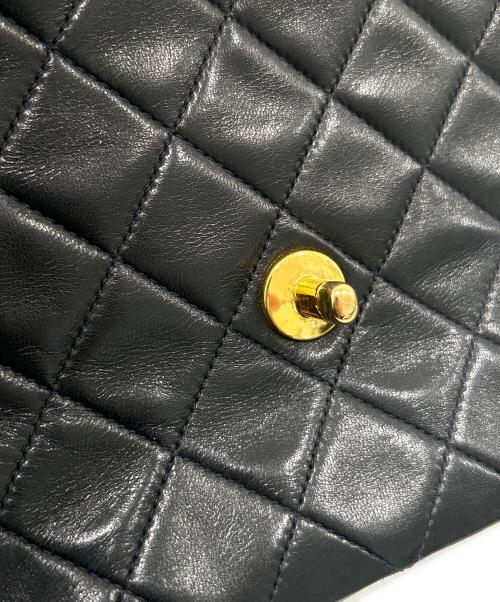 CHANEL（シャネル）CHANEL (シャネル) マトラッセ20/Matelassé20 ブラック×ゴールド サイズ:20の古着・服飾アイテム