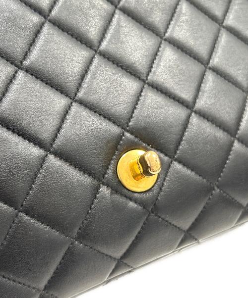 CHANEL（シャネル）CHANEL (シャネル) マトラッセチェーンリュック ブラック サイズ:25の古着・服飾アイテム