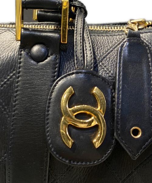 CHANEL（シャネル）CHANEL (シャネル) ビコローレ ボストンバッグ ブラックの古着・服飾アイテム