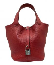 HERMES（エルメス）の古着「ピコタンロックPM　トリヨンクレマンス　□O:2011年」｜レッド系