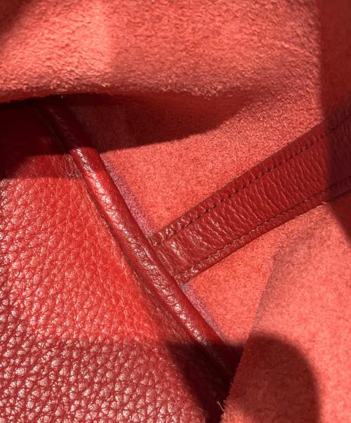 HERMES（エルメス）HERMES (エルメス) ピコタンロックPM　トリヨンクレマンス　□O:2011年 レッド系 サイズ:PMの古着・服飾アイテム