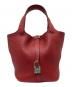 HERMES（エルメス）の古着「ピコタンロックPM　トリヨンクレマンス　□O:2011年」｜レッド系