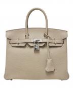 HERMESエルメス）の古着「Birkin 25 Verso バーキン 25 ヴェルソ/トゴ/トレンチ×ブーゲンビリア/U刻印：2022年製造/シルバー金具」｜トレンチ/ブーゲンビリア