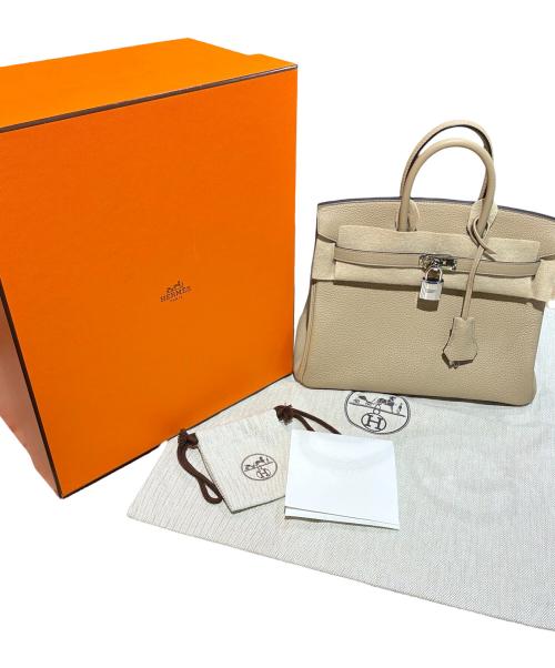 HERMES（エルメス）HERMES (エルメス) Birkin 25 Verso バーキン 25 ヴェルソ/トゴ/トレンチ×ブーゲンビリア/U刻印：2022年製造/シルバー金具 トレンチ/ブーゲンビリア サイズ:25の古着・服飾アイテム