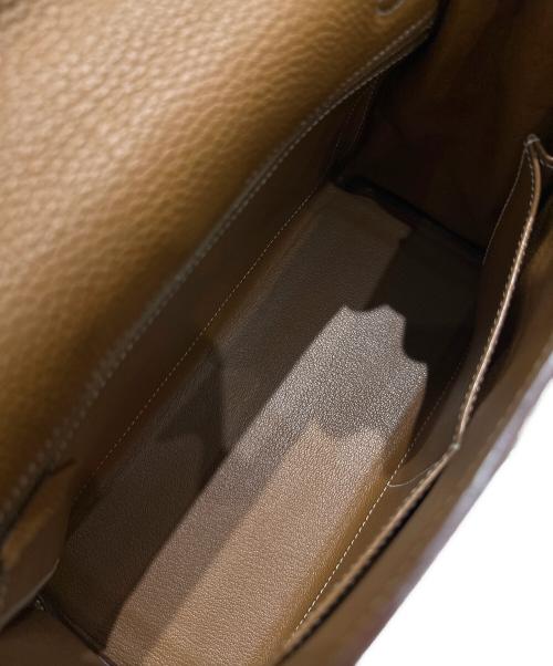 HERMES（エルメス）HERMES (エルメス) ケリー28 内縫い/トゴ/ゴールド/シルバー金具/◻︎M:2009年 ゴールド サイズ:28の古着・服飾アイテム