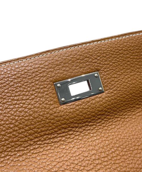 HERMES（エルメス）HERMES (エルメス) ケリー28 内縫い/トゴ/ゴールド/シルバー金具/◻︎M:2009年 ゴールド サイズ:28の古着・服飾アイテム