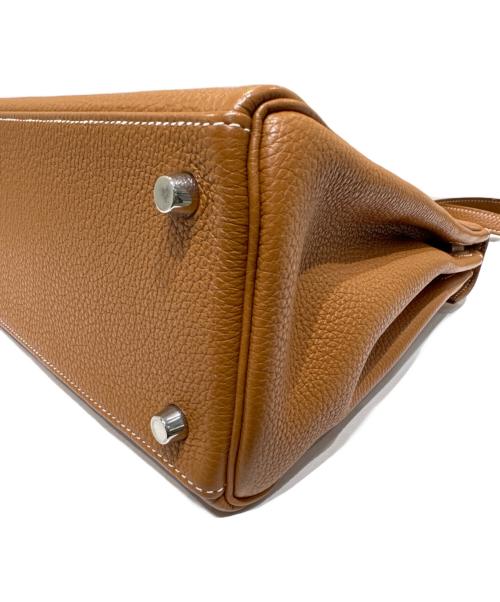 HERMES（エルメス）HERMES (エルメス) ケリー28 内縫い/トゴ/ゴールド/シルバー金具/◻︎M:2009年 ゴールド サイズ:28の古着・服飾アイテム