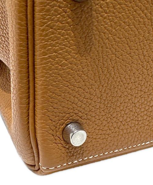 HERMES（エルメス）HERMES (エルメス) ケリー28 内縫い/トゴ/ゴールド/シルバー金具/◻︎M:2009年 ゴールド サイズ:28の古着・服飾アイテム