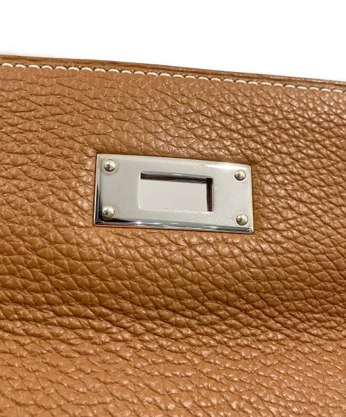 HERMES（エルメス）HERMES (エルメス) ケリー28 内縫い/トゴ/ゴールド/シルバー金具/◻︎M:2009年 ゴールド サイズ:28の古着・服飾アイテム