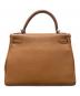 HERMES (エルメス) ケリー28 内縫い/トゴ/ゴールド/シルバー金具/◻︎M:2009年 ゴールド サイズ:28：2300000円