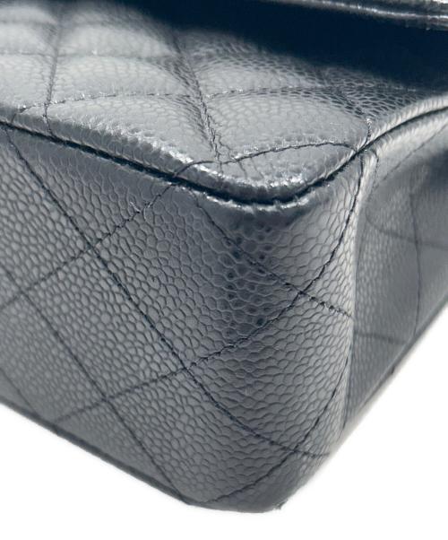 CHANEL（シャネル）CHANEL (シャネル) Double Flap Chain Shoulder Bag/Matelassé 25/マトラッセ25/Wフラップチェーンショルダーバッグ ブラック サイズ:25の古着・服飾アイテム